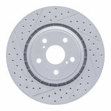 Dynamic Friction 2008-2021 Lexus Nx300 Front Left Drilled & Slotted Geoperformance Rotor by Dynamic Friction Company 830-76138L