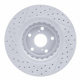 Dynamic Friction 2008-2021 Lexus Nx300 Front Right Drilled & Slotted Geoperformance Rotor by Dynamic Friction Company 830-76138R