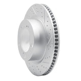 Dynamic Friction 2008-2021 Lexus Lx570 Front Right Drilled & Slotted Geoperformance Rotor by Dynamic Friction Company 830-76140R
