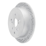 Dynamic Friction 2010-2020 Lexus Rx350 Rear Left Drilled & Slotted Geoperformance Rotor by Dynamic Friction Company 830-76141L