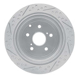 Dynamic Friction 2010-2020 Lexus Rx350 Rear Right Drilled & Slotted Geoperformance Rotor by Dynamic Friction Company 830-76141R