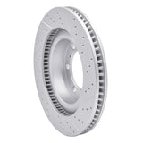 Dynamic Friction 2010-2024 Lexus Gx460 Front Left Drilled & Slotted Geoperformance Rotor by Dynamic Friction Company 830-76142L