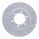 Dynamic Friction 2010-2024 Lexus Gx460 Front Right Drilled & Slotted Geoperformance Rotor by Dynamic Friction Company 830-76142R