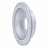 Dynamic Friction 2010-2024 Lexus GX460 Rear Right Drilled & Slotted Geoperformance Rotor by Dynamic Friction Company 830-76143R