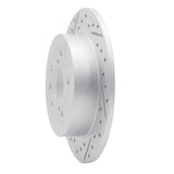 Dynamic Friction 2018-2024 Toyota Camry Rear Left Drilled & Slotted Geoperformance Rotor by Dynamic Friction Company 830-76152L