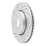 Dynamic Friction 2018-2022 Toyota C-Hr Front Left Drilled & Slotted Geoperformance Rotor by Dynamic Friction Company 830-76153L