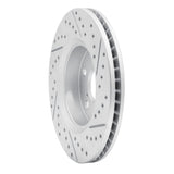 Dynamic Friction 2018-2022 Toyota C-Hr Front Left Drilled & Slotted Geoperformance Rotor by Dynamic Friction Company 830-76153L