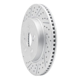 Dynamic Friction 2019-2026 Toyota Prius Prime Front Left Drilled & Slotted Geoperformance Rotor by Dynamic Friction Company 830-76155L
