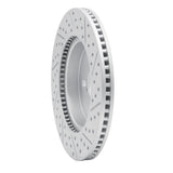 Dynamic Friction 2019-2026 Toyota Prius Prime Front Left Drilled & Slotted Geoperformance Rotor by Dynamic Friction Company 830-76155L