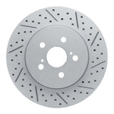 Dynamic Friction 2019-2026 Toyota Corolla (Mexico) Front Right Drilled & Slotted Geoperformance Rotor by Dynamic Friction Company 830-76155R