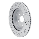 Dynamic Friction 2019-2026 Toyota Corolla (Mexico) Front Right Drilled & Slotted Geoperformance Rotor by Dynamic Friction Company 830-76155R