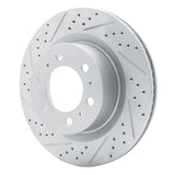 Dynamic Friction 2022-2025 Lexus Gx550 Front Left Drilled & Slotted Geoperformance Rotor by Dynamic Friction Company 830-76162L