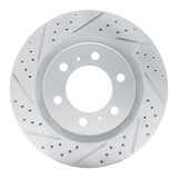 Dynamic Friction 2022-2025 Lexus Gx550 Front Left Drilled & Slotted Geoperformance Rotor by Dynamic Friction Company 830-76162L