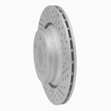 Dynamic Friction 2017-2024 Maserati Ghibli Rear Right Drilled & Slotted Geoperformance Rotor by Dynamic Friction Company 830-79010R