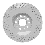 Dynamic Friction 2017-2024 Maserati Ghibli Rear Right Drilled & Slotted Geoperformance Rotor by Dynamic Friction Company 830-79010R
