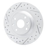 R1 Concepts 2001-2005 Mazda Miata Rear Left Drilled & Slotted Geoperformance Rotor by R1 Concepts 830-80037L