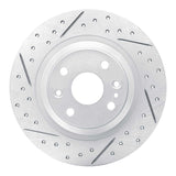 R1 Concepts 2001-2005 Mazda Miata Rear Left Drilled & Slotted Geoperformance Rotor by R1 Concepts 830-80037L