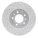 Dynamic Friction 2003-2005 Mazda 6 Front Left Drilled & Slotted Geoperformance Rotor by Dynamic Friction Company 830-80038L