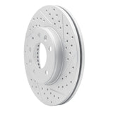 Dynamic Friction 2003-2005 Mazda 6 Front Right Drilled & Slotted Geoperformance Rotor by Dynamic Friction Company 830-80038R