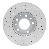 Dynamic Friction 2003-2005 Mazda 6 Front Right Drilled & Slotted Geoperformance Rotor by Dynamic Friction Company 830-80038R