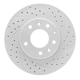 Dynamic Friction 2003-2005 Mazda 6 Front Right Drilled & Slotted Geoperformance Rotor by Dynamic Friction Company 830-80038R