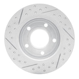 R1 Concepts 04-13 Mazda 3 Rear Right Drilled & Slotted Geo-Carbon Rotor by R1 Concepts RNC-830-80039R
