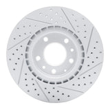 Dynamic Friction 2004-2008 Mazda Rx-8 Front Left Drilled & Slotted Geoperformance Rotor by Dynamic Friction Company 830-80042L