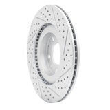 Dynamic Friction 2004-2011 Mazda Rx-8 Front Left Drilled & Slotted Geoperformance Rotor by Dynamic Friction Company 830-80043L