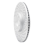 Dynamic Friction 2004-2011 Mazda Rx-8 Front Right Drilled & Slotted Geoperformance Rotor by Dynamic Friction Company 830-80043R