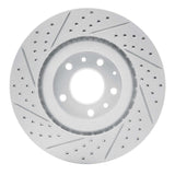 Dynamic Friction 2004-2011 Mazda Rx-8 Front Right Drilled & Slotted Geoperformance Rotor by Dynamic Friction Company 830-80043R