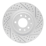 Dynamic Friction 2004-2011 Mazda Rx-8 Front Right Drilled & Slotted Geoperformance Rotor by Dynamic Friction Company 830-80043R