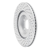 Dynamic Friction 2004-2011 Mazda Rx-8 Front Right Drilled & Slotted Geoperformance Rotor by Dynamic Friction Company 830-80043R