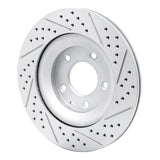 Dynamic Friction 2004-2011 Mazda Rx-8 Rear Left Drilled & Slotted Geoperformance Rotor by Dynamic Friction Company 830-80044L