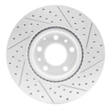 Dynamic Friction 2006-2007 Mazda 6 Front Left Drilled & Slotted Geoperformance Rotor by Dynamic Friction Company 830-80045L