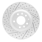 Dynamic Friction 2006-2007 Mazda 6 Front Left Drilled & Slotted Geoperformance Rotor by Dynamic Friction Company 830-80045L