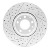 Dynamic Friction 2006-2007 Mazda 6 Front Right Drilled & Slotted Geoperformance Rotor by Dynamic Friction Company 830-80045R