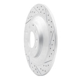 Dynamic Friction 2006-2007 Mazda 6 Rear Right Drilled & Slotted Geoperformance Rotor by Dynamic Friction Company 830-80046R