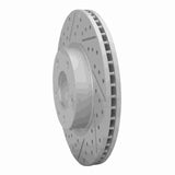 Dynamic Friction 2014-2024 Mazda 3 Front Left Drilled & Slotted Geoperformance Rotor by Dynamic Friction Company 830-80052L