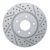 Dynamic Friction 2014-2024 Mazda Cx-3 Front Right Drilled & Slotted Geoperformance Rotor by Dynamic Friction Company 830-80052R