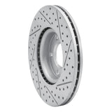 Dynamic Friction 2004-2015 Mazda 3 Front Left Drilled & Slotted Geoperformance Rotor by Dynamic Friction Company 830-80065L