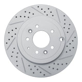 Dynamic Friction 2007-2015 Mazda Cx-9 Rear Right Drilled & Slotted Geoperformance Rotor by Dynamic Friction Company 830-80068R