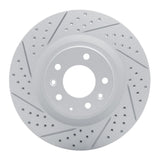 Dynamic Friction 2007-2015 Mazda Cx-9 Front Left Drilled & Slotted Geoperformance Rotor by Dynamic Friction Company 830-80069L