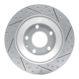 Dynamic Friction 2013-2018 Mazda Cx-5 Rear Left Drilled & Slotted Geoperformance Rotor by Dynamic Friction Company 830-80070L