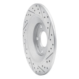 Dynamic Friction 2013-2018 Mazda Cx-5 Rear Left Drilled & Slotted Geoperformance Rotor by Dynamic Friction Company 830-80070L