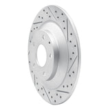 Dynamic Friction 2013-2018 Mazda Cx-5 Rear Right Drilled & Slotted Geoperformance Rotor by Dynamic Friction Company 830-80070R