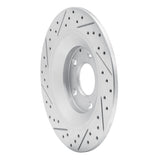 Dynamic Friction 2013-2018 Mazda Cx-5 Rear Right Drilled & Slotted Geoperformance Rotor by Dynamic Friction Company 830-80070R