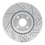 R1 Concepts 16-25 Mazda MX-5 Miata Front Left Drilled & Slotted Geo-Carbon Rotor by R1 Concepts RNC-830-80073L