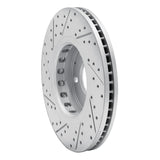 Dynamic Friction 2016-2025 Mazda Cx-5 Front Right Drilled & Slotted Geoperformance Rotor by Dynamic Friction Company 830-80076R