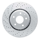 Dynamic Friction 2016-2025 Mazda Cx-5 Front Left Drilled & Slotted Geoperformance Rotor by Dynamic Friction Company 830-80078L