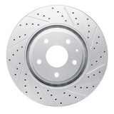 Dynamic Friction 2016-2025 Mazda 6 Front Right Drilled & Slotted Geoperformance Rotor by Dynamic Friction Company 830-80078R